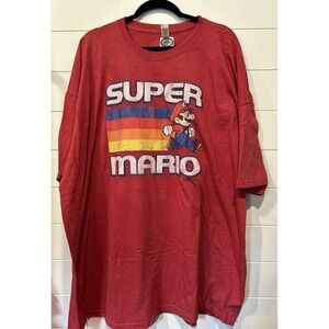Men's Red Official Nintendo‎ Super Mario Tshirt XXXL